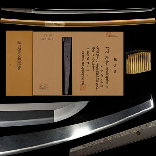 刀 肥前国住近江大掾藤原忠広 蜂須賀家伝来売立品 地刃冴える傑作 二尺五寸二分