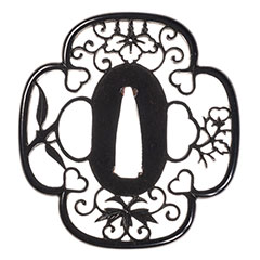 赤尾 紋様唐草透鍔