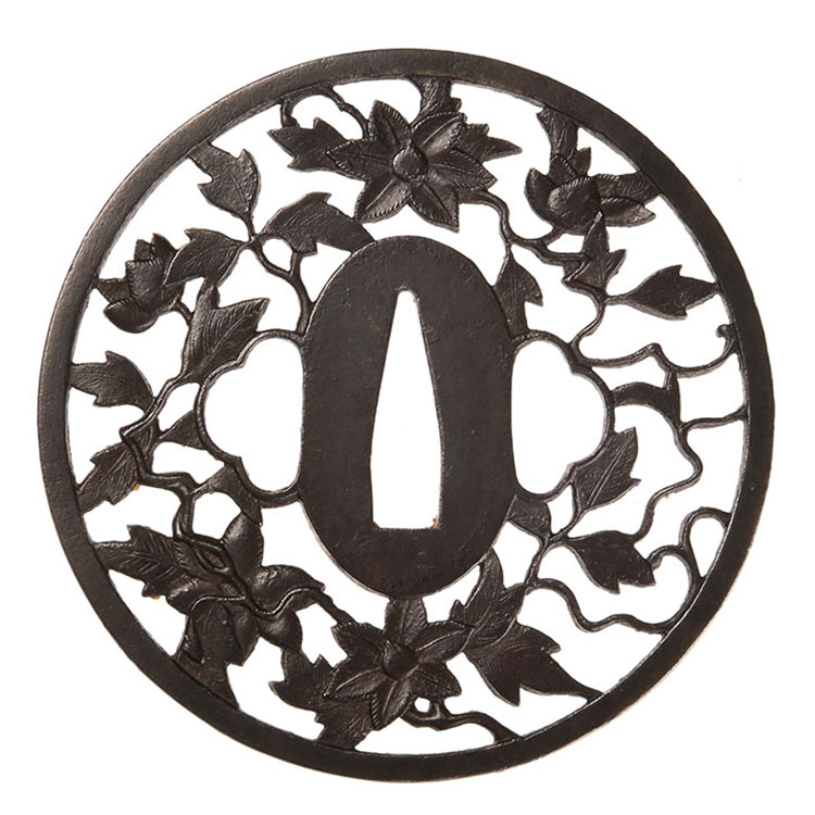 長州 鉄線花透鍔