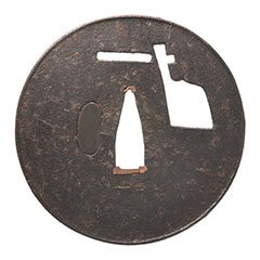 甲冑師 櫓櫂図透鍔