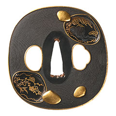 加賀後藤 貝合わせ図鍔