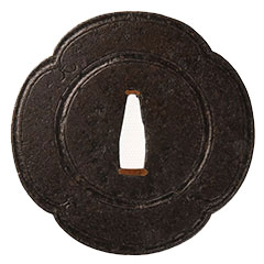 鎌倉 四方鐶円相図鍔