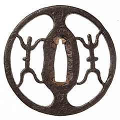 金山 左右文字透鍔