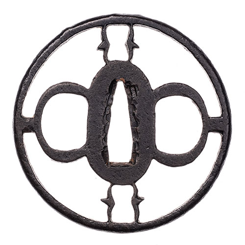 金山 天地雁金透鍔