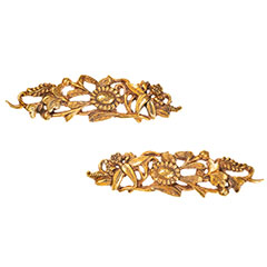 古美濃 秋草図目貫