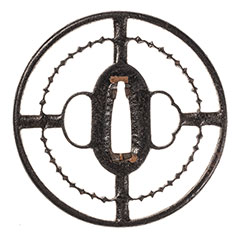 古正阿弥 竹幹雁金繋透鍔