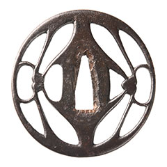 古正阿弥 左右長兎図鍔