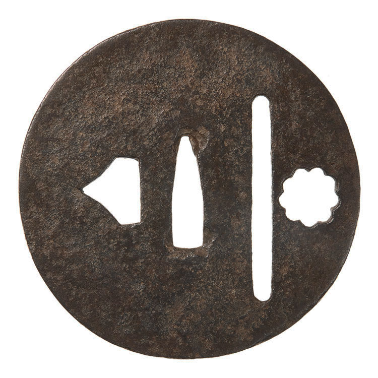 古刀匠 雪輪定規透鍔