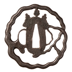 後代肥後 桐樹透鍔