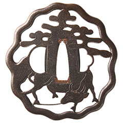 重光 松樹繁牛透鍔